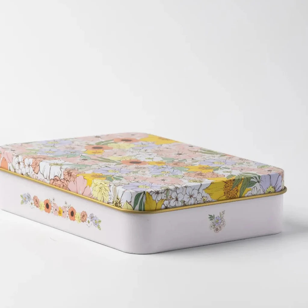 קופסת פח: Flowers