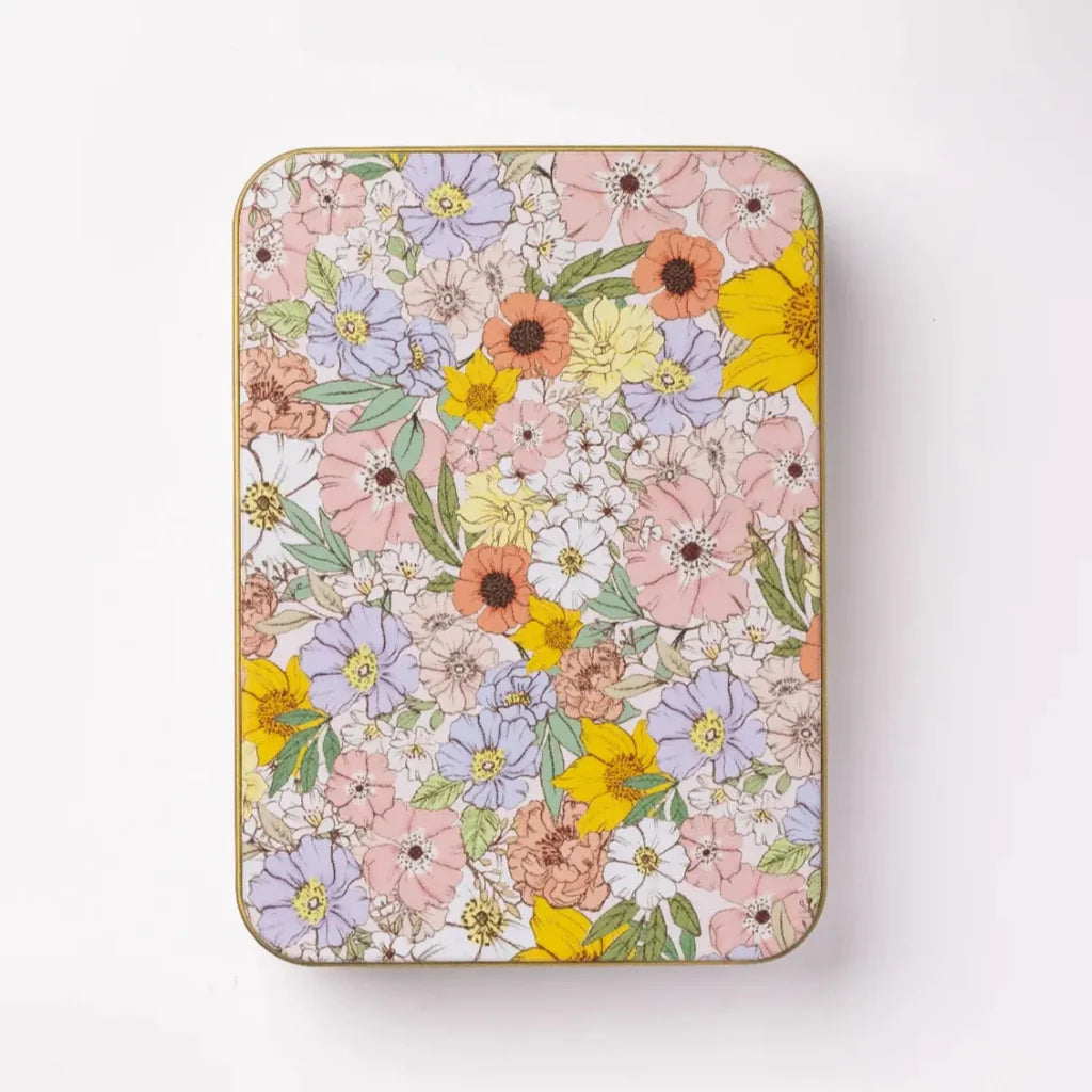 קופסת פח: Flowers