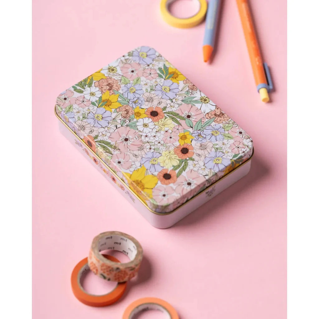 קופסת פח: Flowers