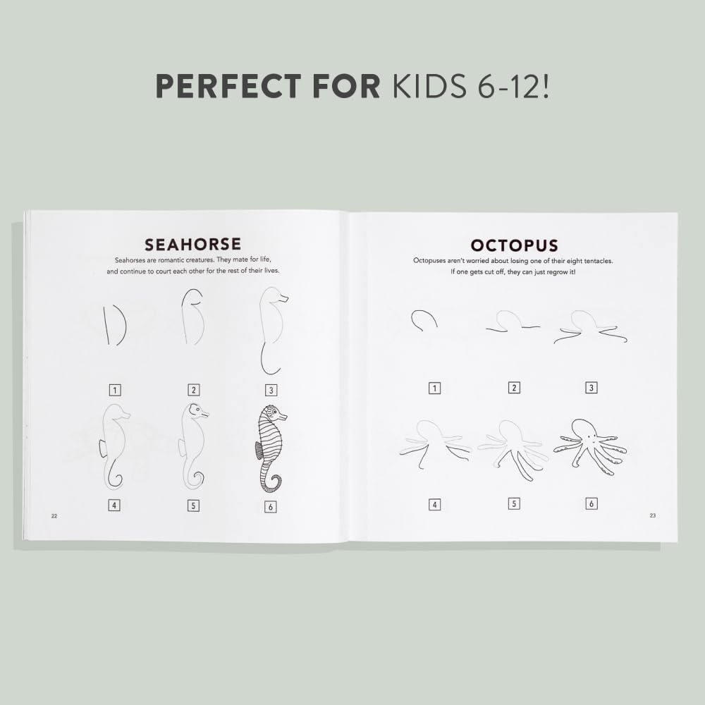 Under the Sea: How to Draw Books for Kids