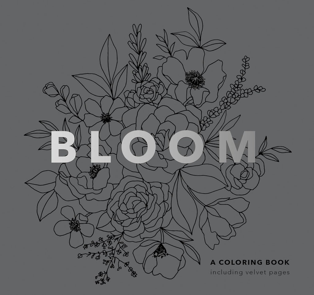 Bloom (Mini): 5-Minute Floral Coloring Book