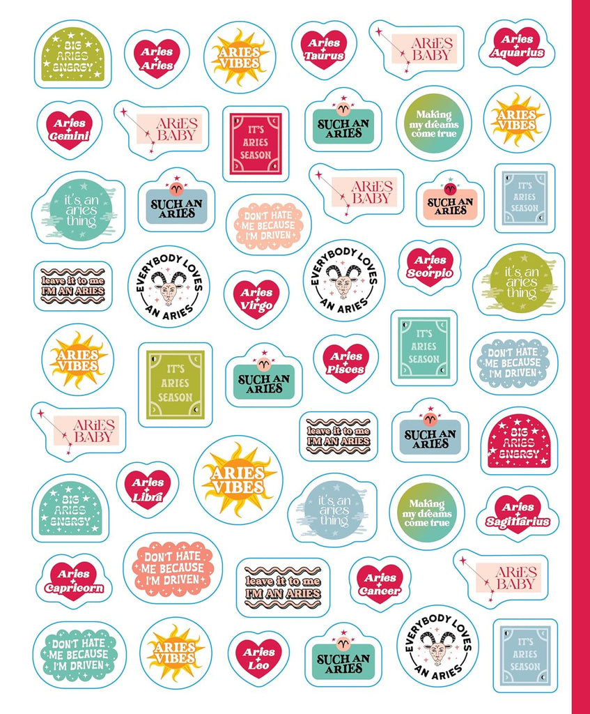 So. Many. Astrology  Stickers.: סגול