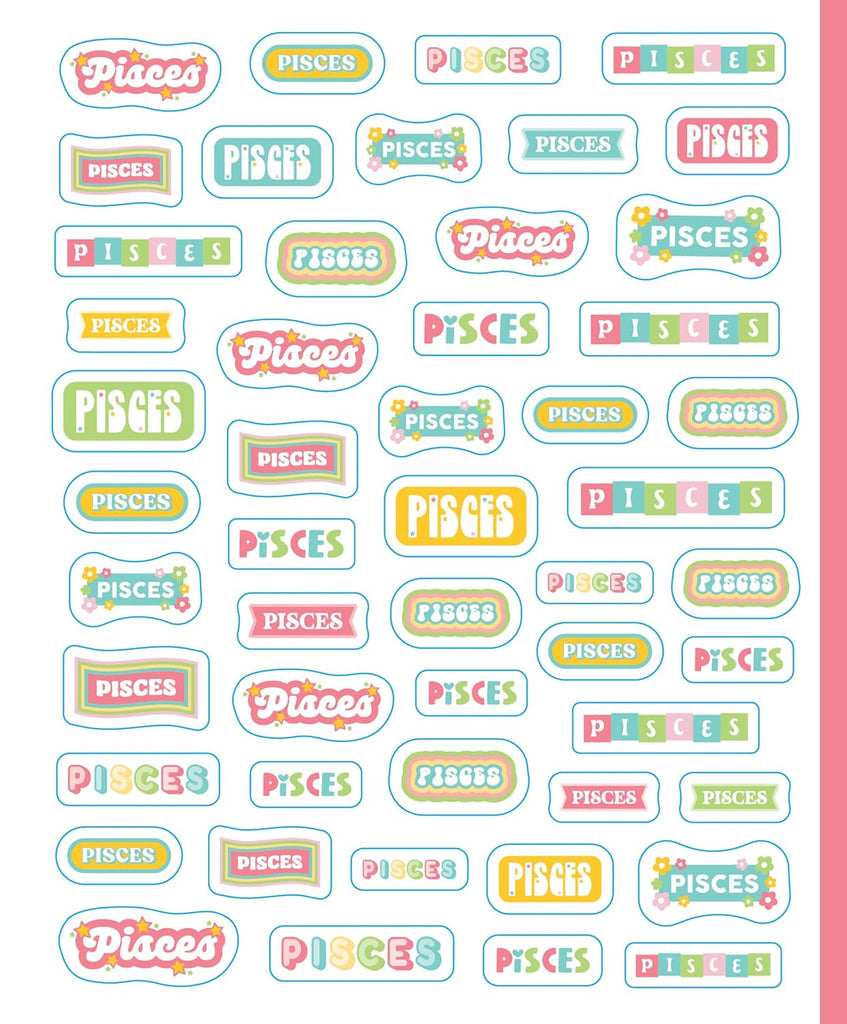 So. Many. Astrology  Stickers.: סגול