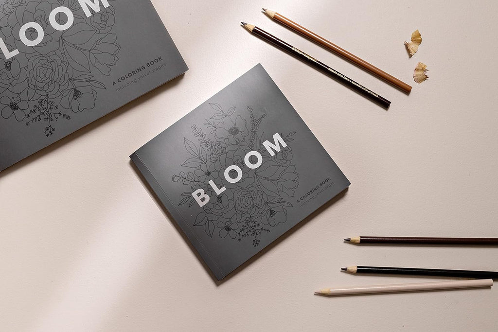 Bloom (Mini): 5-Minute Floral Coloring Book