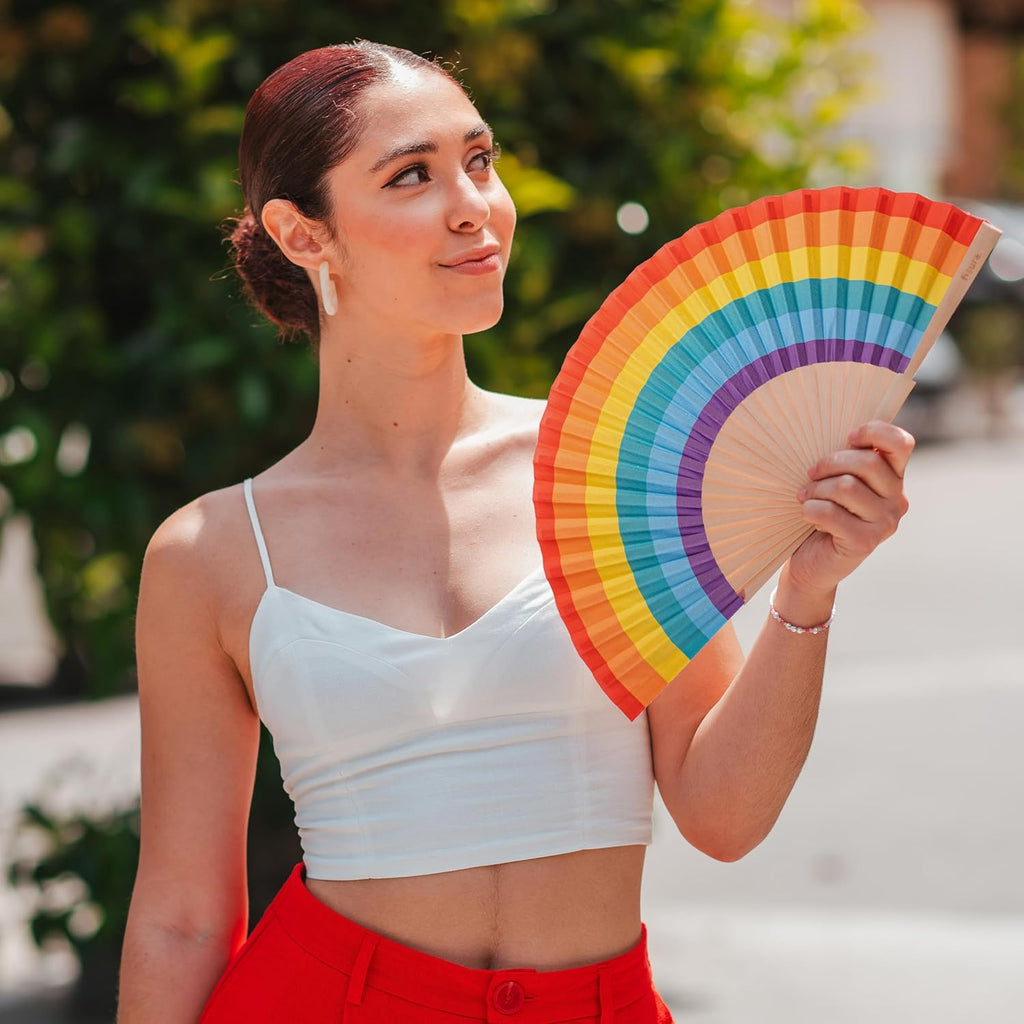 מניפת בד - Rainbow