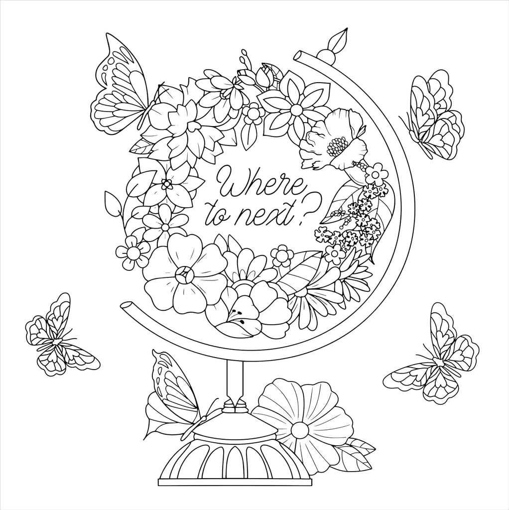 Boho Dreams - Adult Coloring Book
