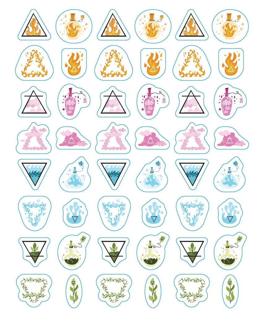 So. Many. Astrology  Stickers.: סגול