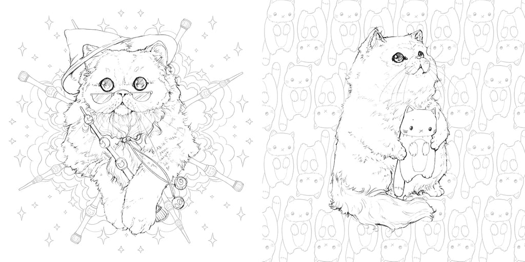 Pop Manga Catitude  Coloring Book