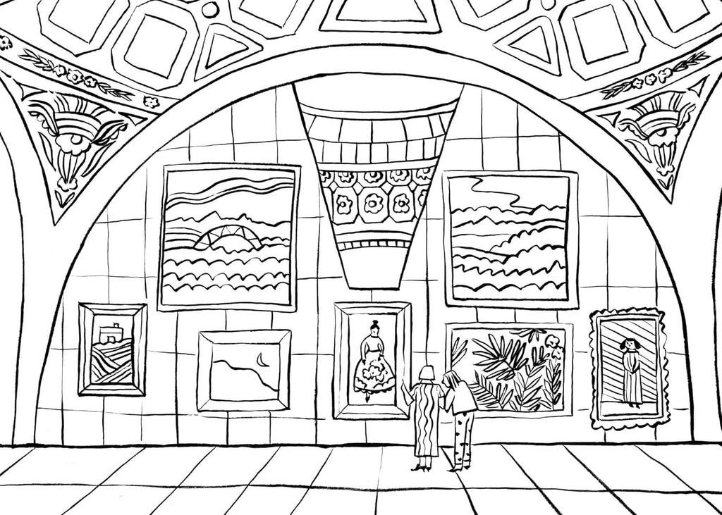 Iconic Paris Coloring Book