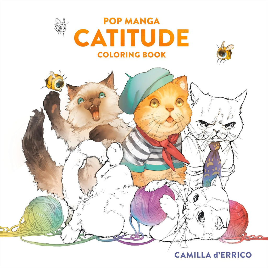 Pop Manga Catitude  Coloring Book