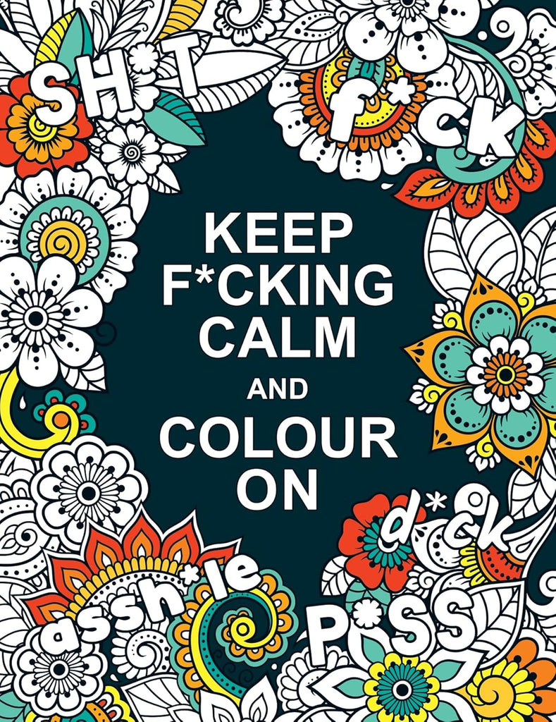 חוברת צביעה - Keep F*cking Calm and Color On