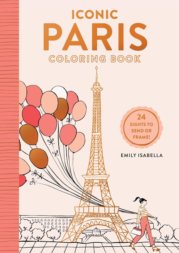 Iconic Paris Coloring Book