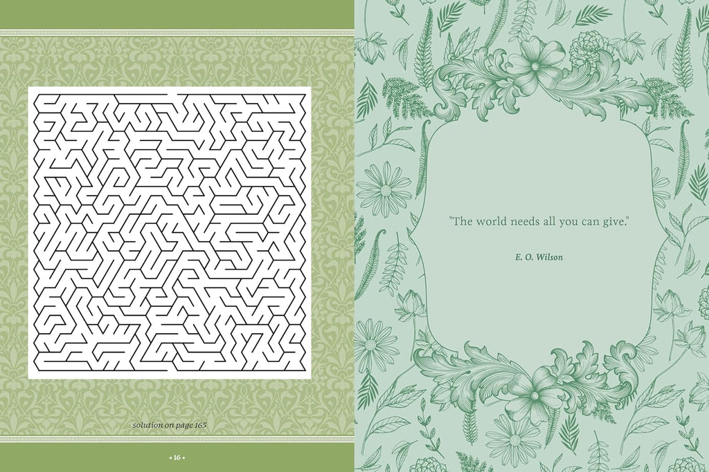 ספר מדבקות, צביעה ופעילויות – Flora, Fauna, Botanicals