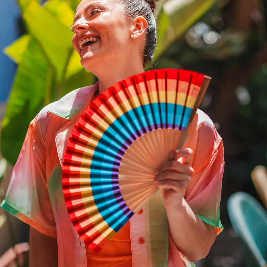 מניפת בד - Rainbow