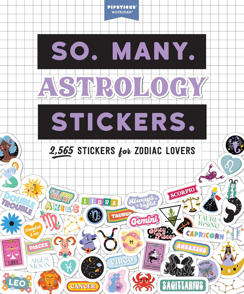 So. Many. Astrology  Stickers.: סגול