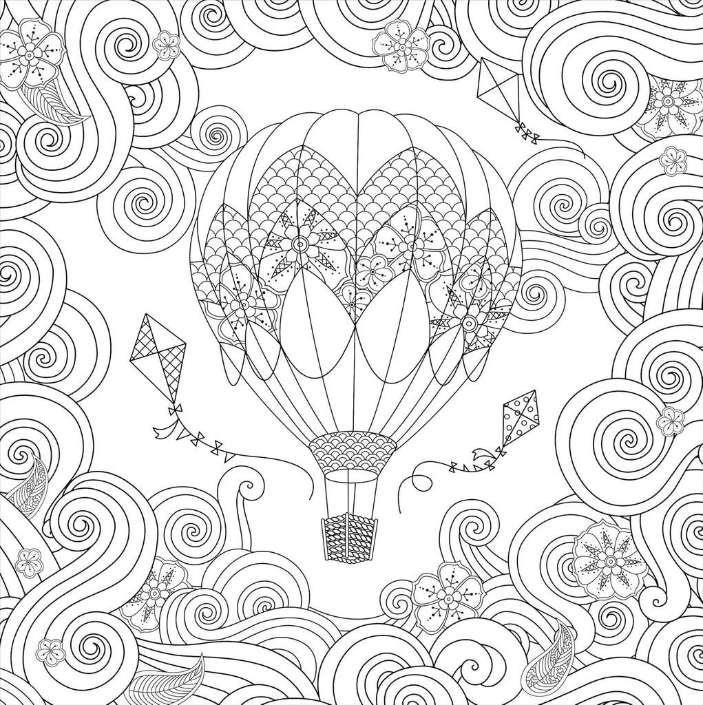 Boho Dreams - Adult Coloring Book