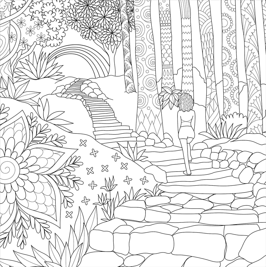 Boho Dreams - Adult Coloring Book