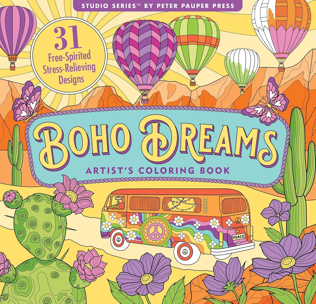 Boho Dreams - Adult Coloring Book