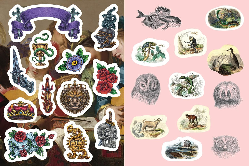 ספר מדבקות, צביעה ופעילויות – Oddities & Curiosities