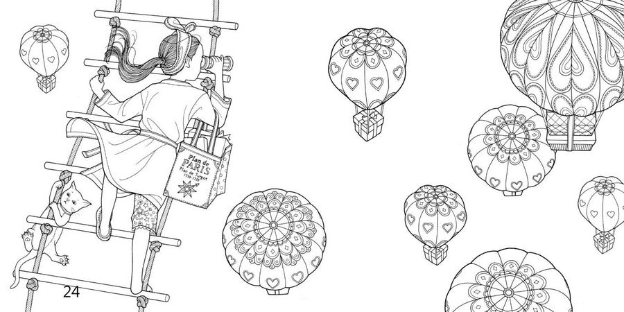 The Night Voyage:  Coloring Book