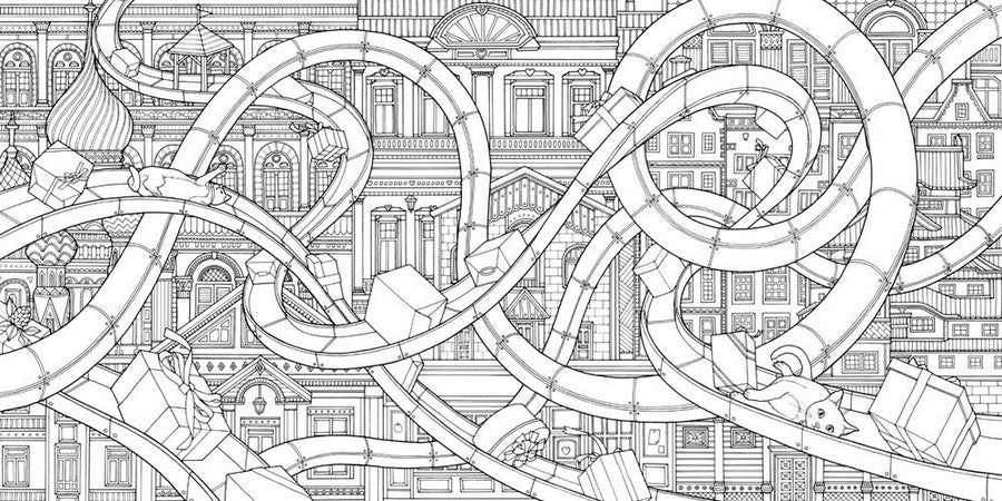 The Night Voyage:  Coloring Book