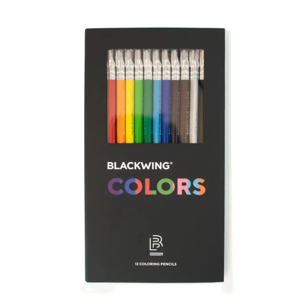 מארז 12 עפרונות צבעוניים: Blackwing Colors
