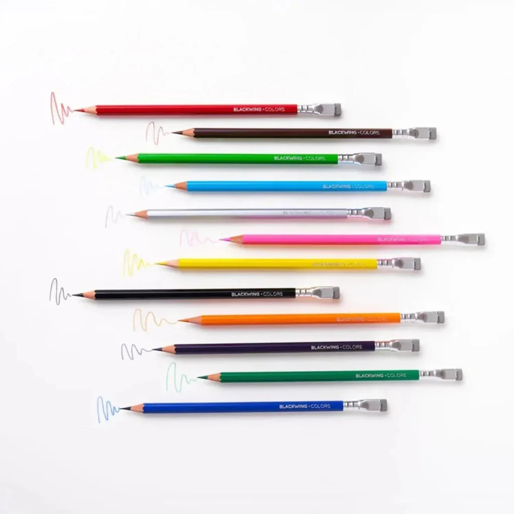 מארז 12 עפרונות צבעוניים: Blackwing Colors
