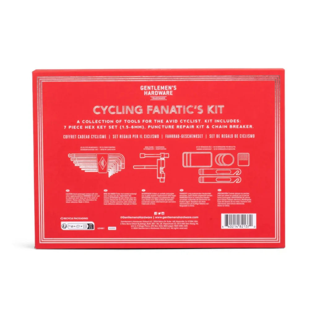 ערכה לתיקון אופניים: Cycling Fanatic's Kit