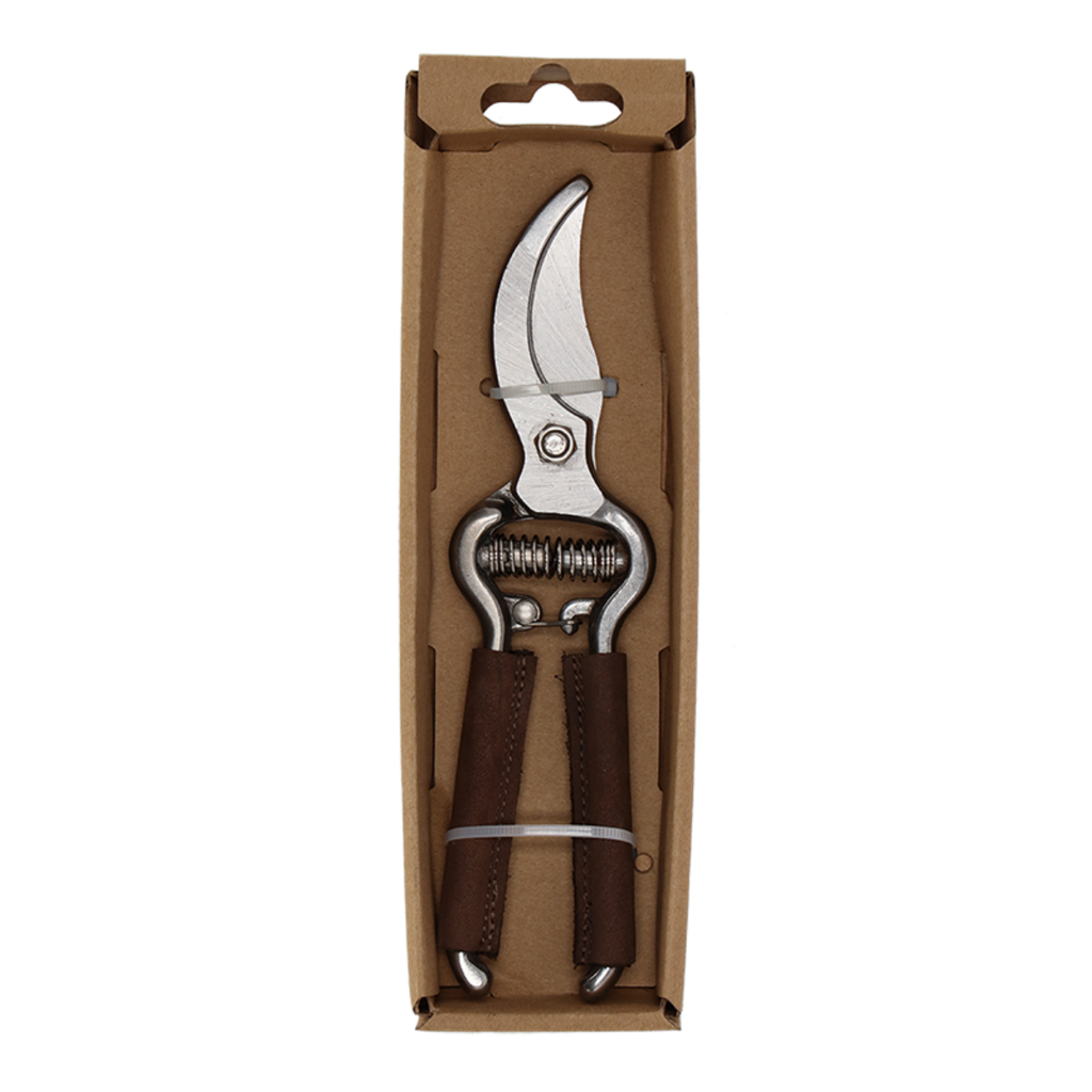 מזמרה קטנה עם ידית מעור  GT151