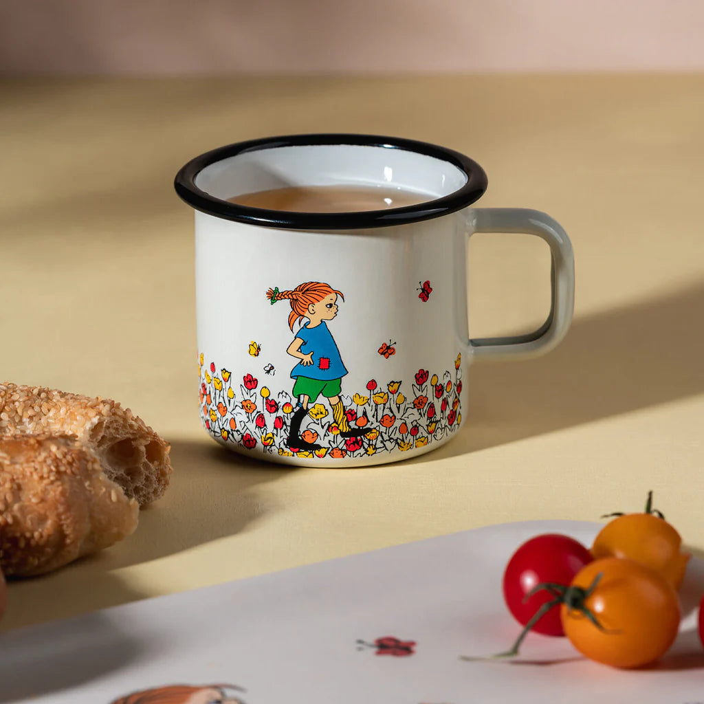 ספל אמייל :  Be More Pippi M