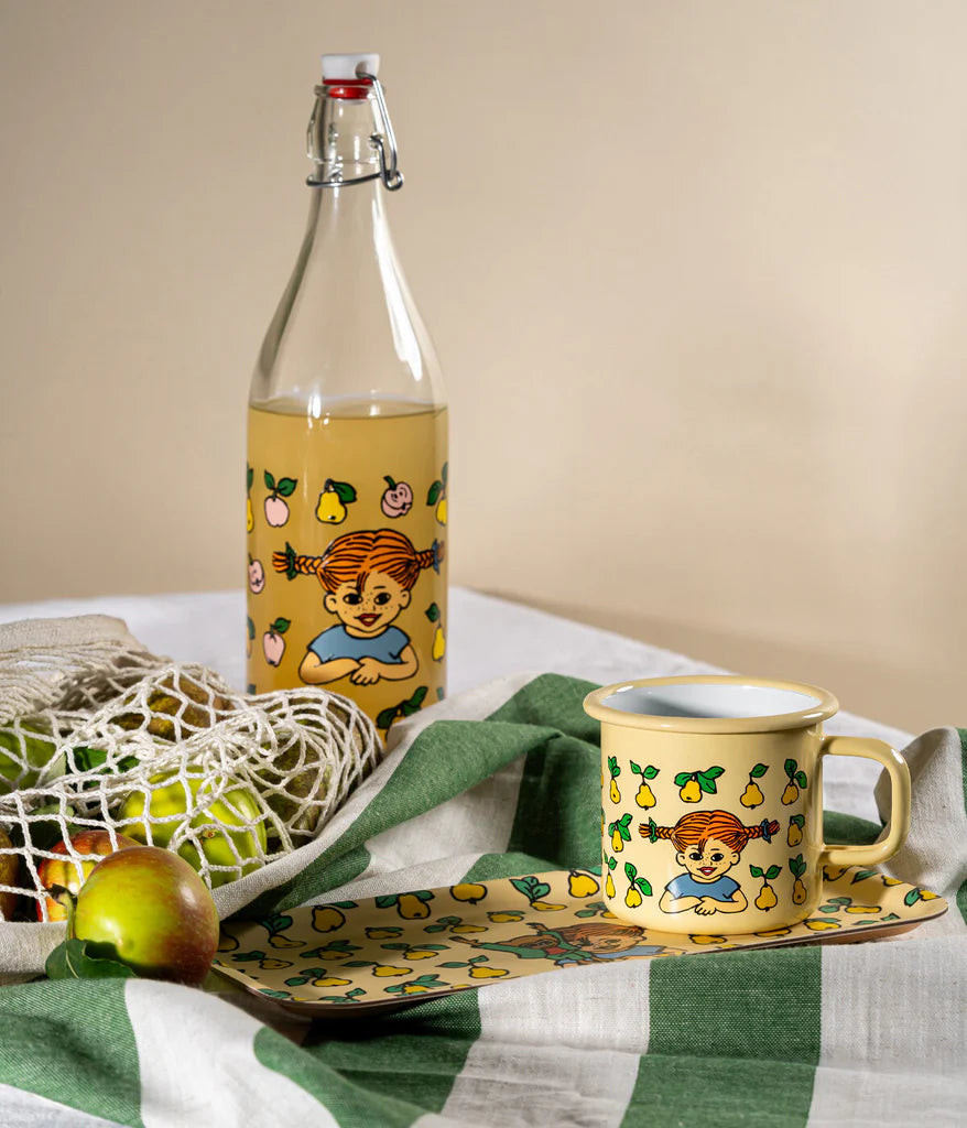 בקבוק זכוכית ליטר : Pippi Fruits