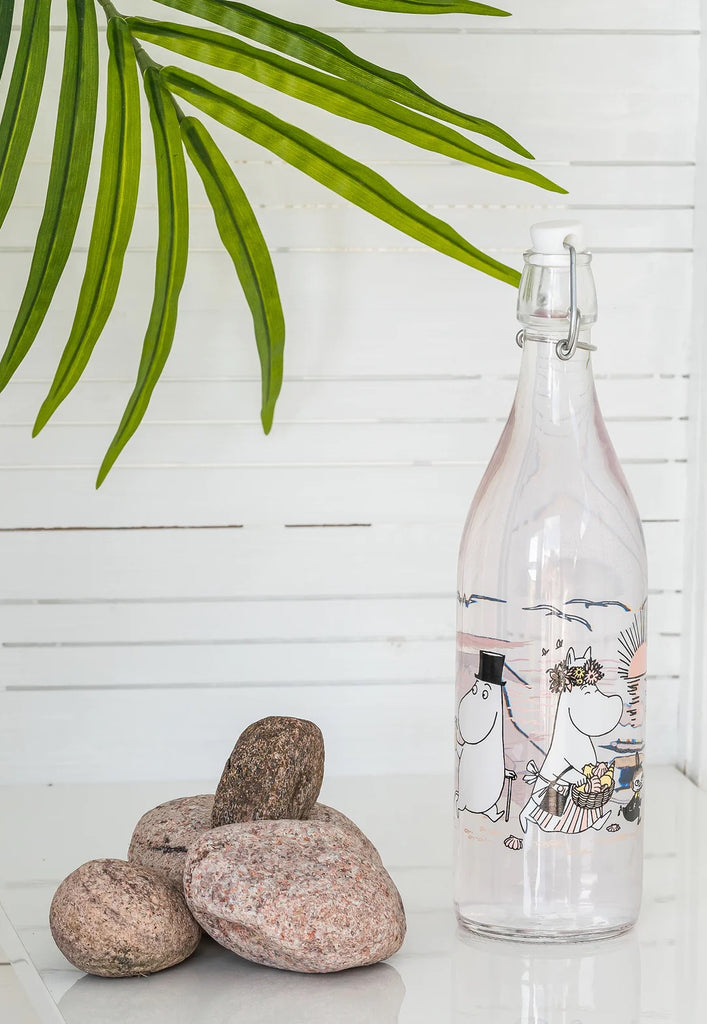 בקבוק זכוכית ליטר : In the Beach