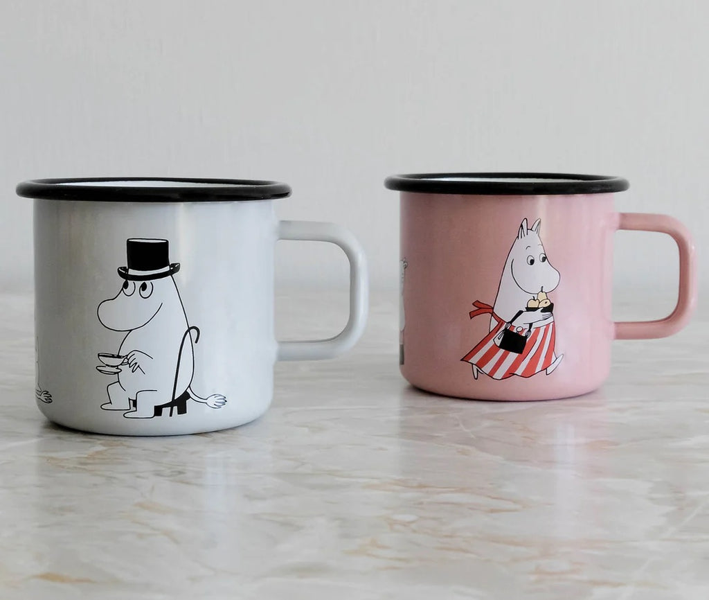 ספל אמייל : Moominmamma, Pink M