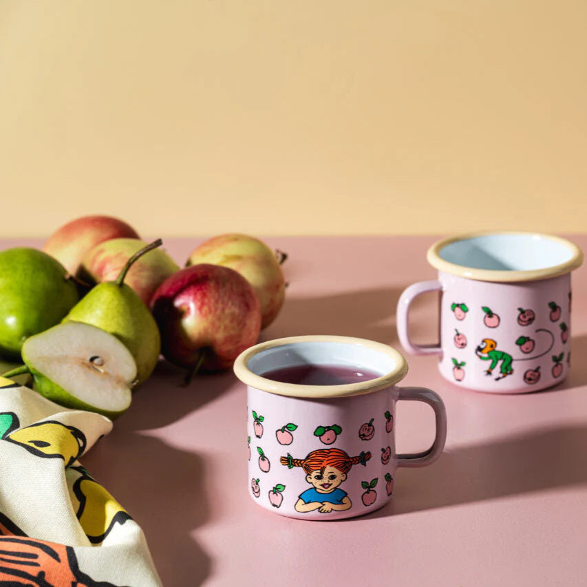 ספל אמייל :  Pippi Fruits, S