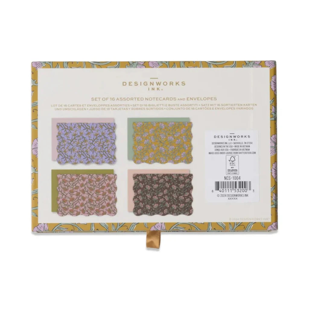 מארז כרטיסי ברכה: Vintage Floral