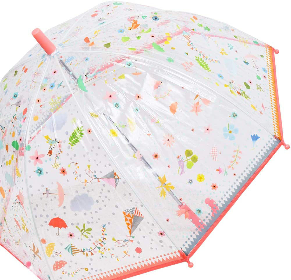 מטריה מעוצבת לילדים Djeco- עפיפונים כתומה