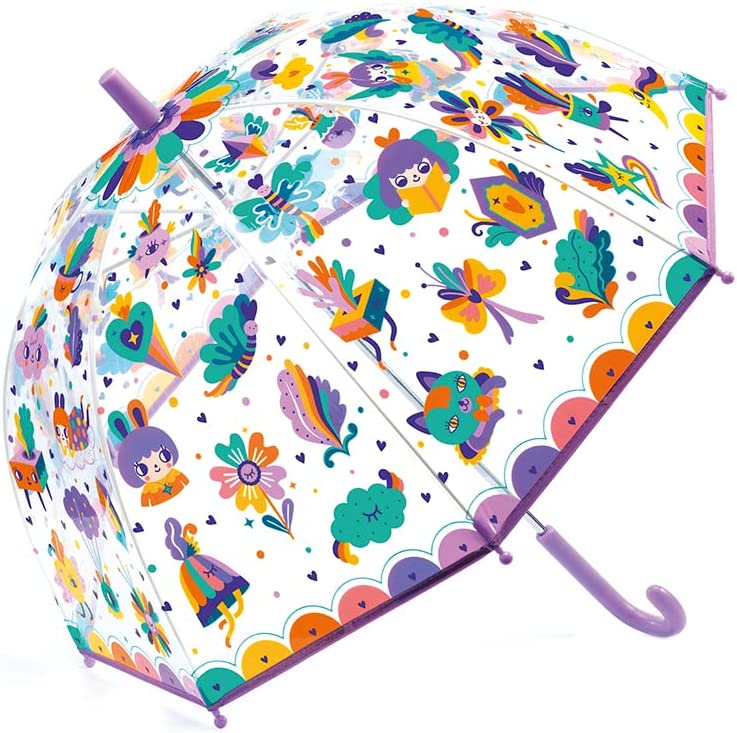 מטריה מעוצבת לילדים Djeco - pop rainbow