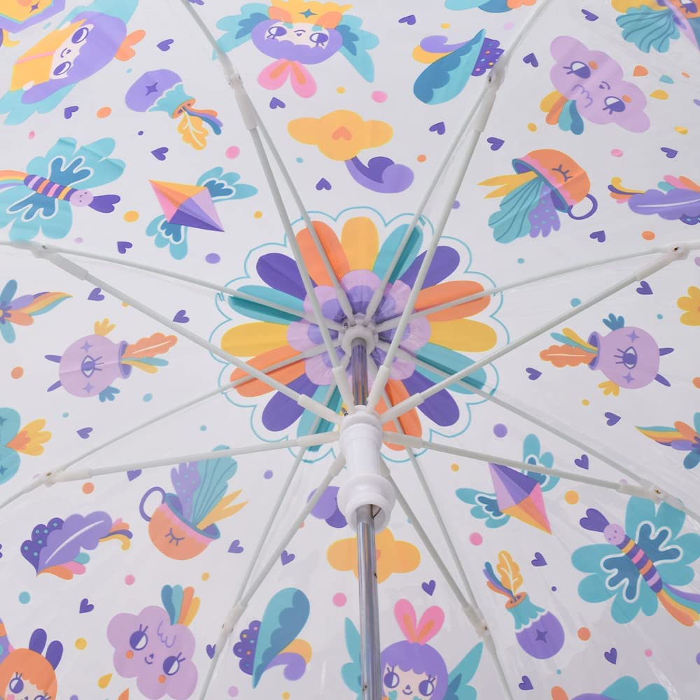 מטריה מעוצבת לילדים Djeco - pop rainbow
