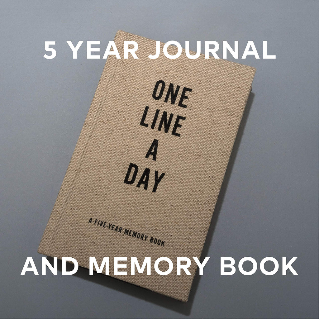 ספר זיכרונות - one line a day (פשתן)