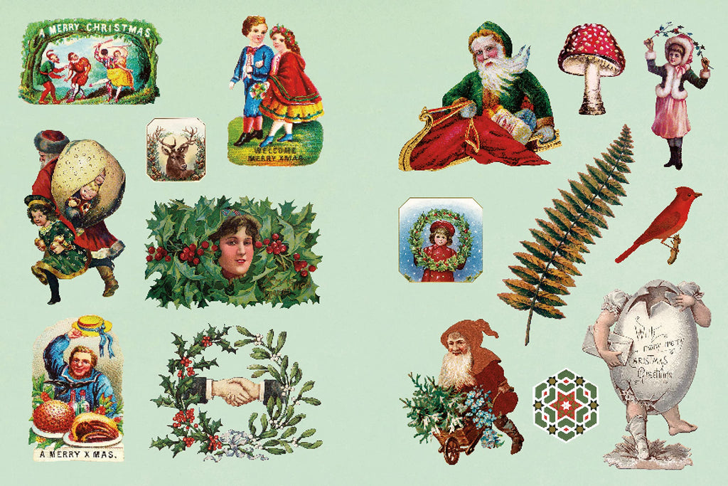 ספר מדבקות The Antiquarian Sticker Book: Imaginarium