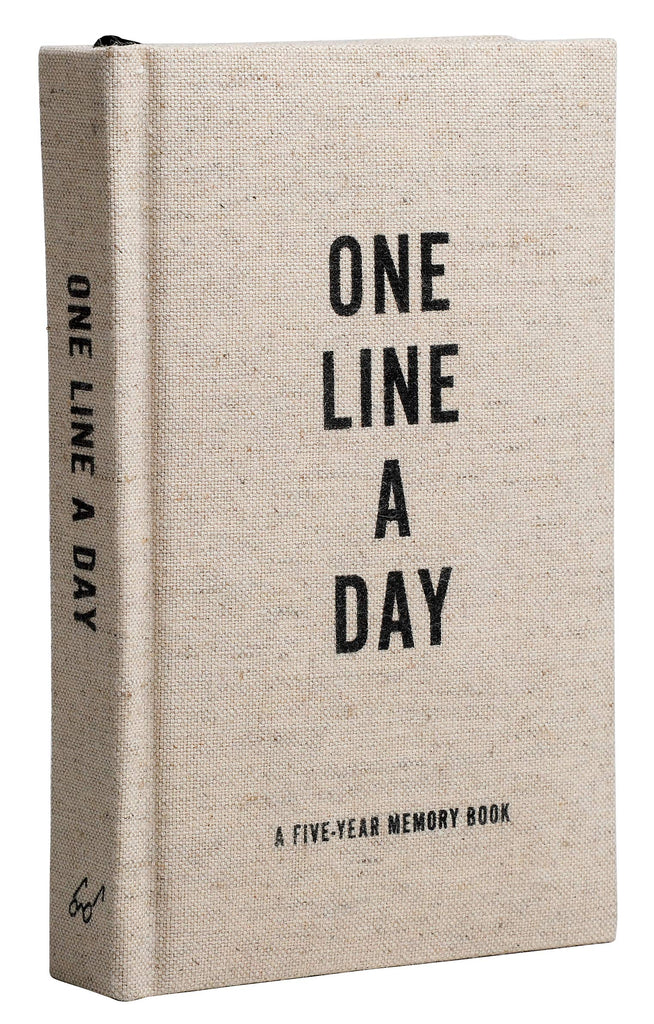ספר זיכרונות - one line a day (פשתן)