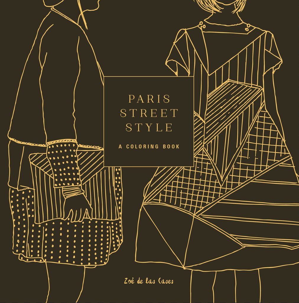 חוברת צביעה -Paris  Street Style