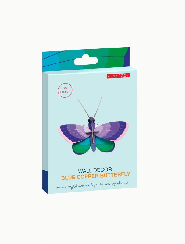 יצירה בנייר: blue copper butterfly